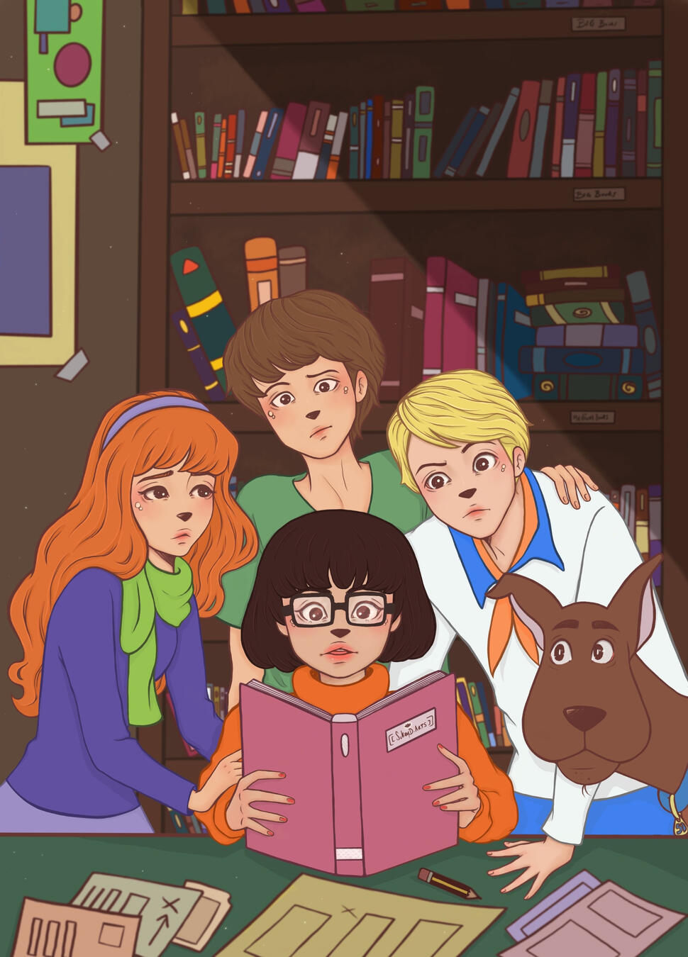 This was created in 2021-2022. This is a Fanart of Scooby doo Cartoon series.