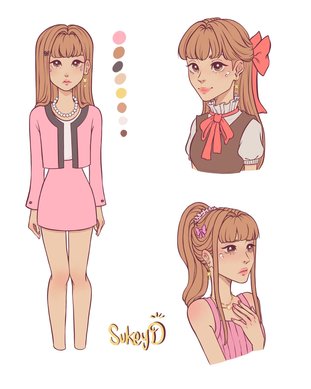 This is an Original Character Design. Created in 2024.