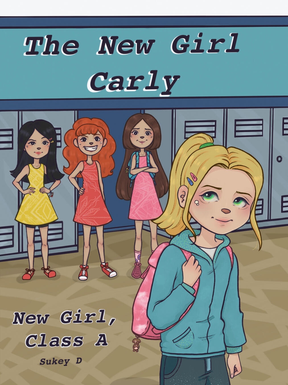 This is an original artwork book cover design inspired by children's books. Created in 2021.