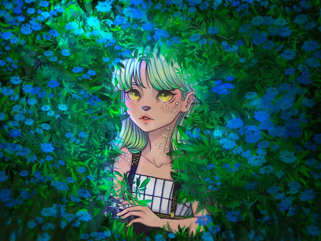 This is an original artwork